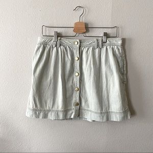 Fossil Button Down Skirt